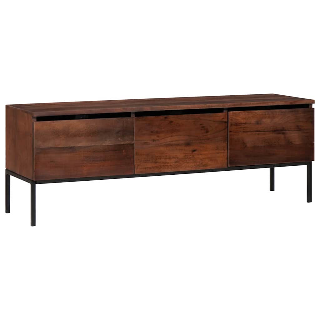 TV-Schrank Honigbraun Akazie Massivholz 110 cm
