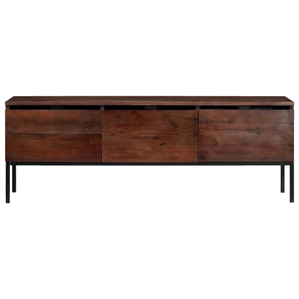 TV-Schrank Honigbraun Akazie Massivholz 110 cm