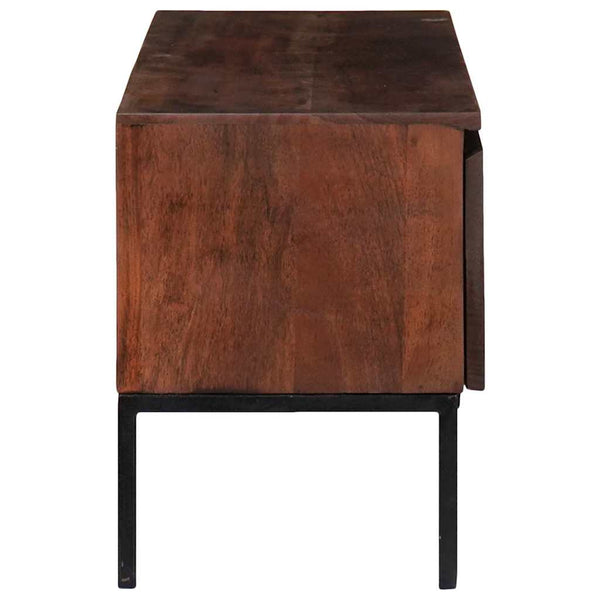 TV-Schrank Honigbraun Akazie Massivholz 110 cm