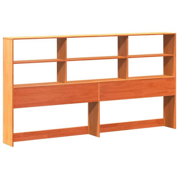Massivholzbett 200x200 cm Wachsbraun