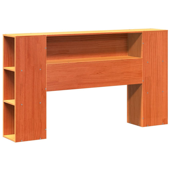 Massivholzbett 140x190 cm Wachsbraun