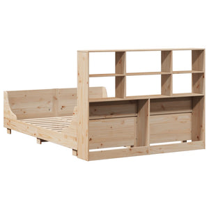 Massivholzbett 150x200 cm mit Regal