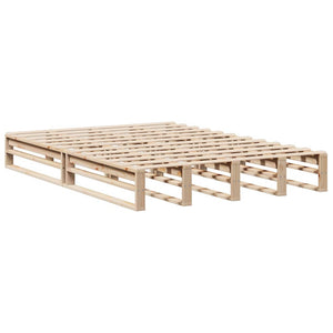 Massivholzbett 140x200 mit Regal