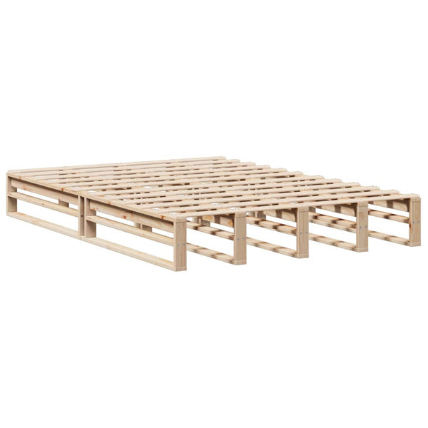 Massivholzbett 140x200 mit Regal