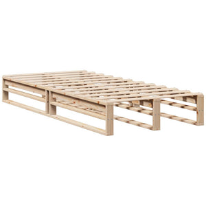 Massivholzbett 100x200 cm mit Regal