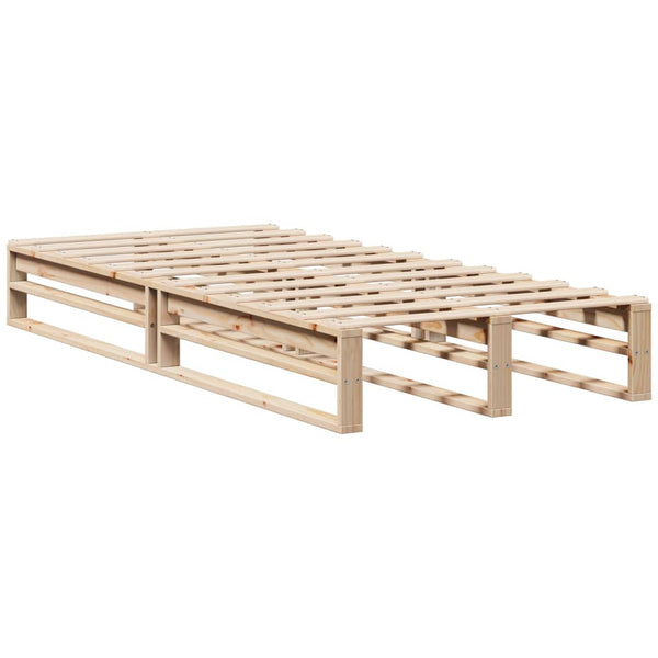 Massivholzbett 100x200 cm mit Regal
