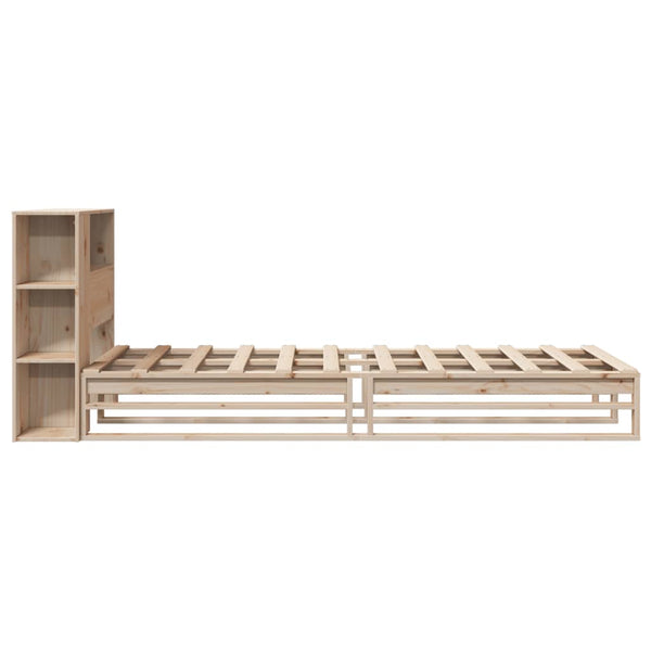 Massivholzbett 100x200 cm mit Regal