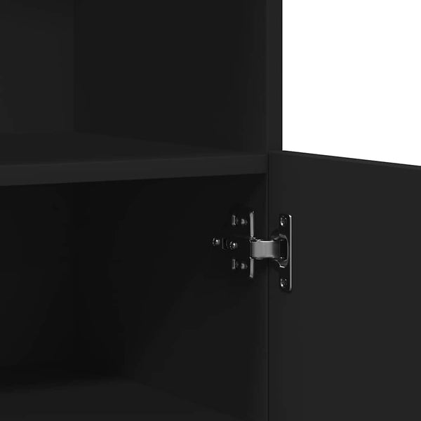 Schwarzes Sideboard 81x37x100 cm
