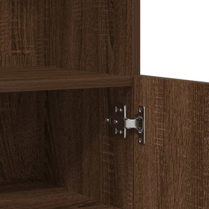 Sideboard Braun Eichenoptik 81x37x100 cm