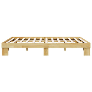 Eichenbettgestell 135x190 cm ohne Matratze