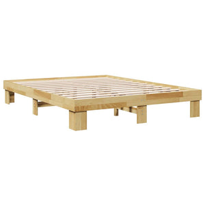 Eichenbettgestell 135x190 cm ohne Matratze