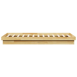 Bettgestell 90x190 cm Eiche Massivholz
