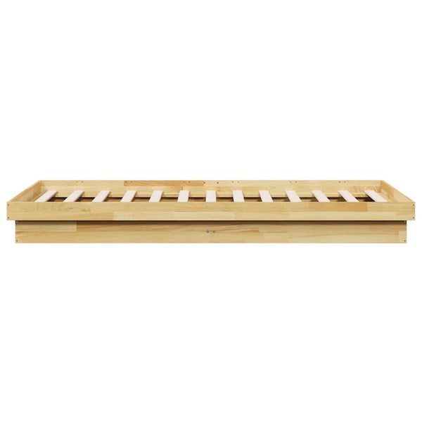 Bettgestell 90x190 cm Eiche Massivholz