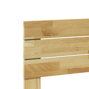 Kopfteil 120 cm Eiche Massivholz