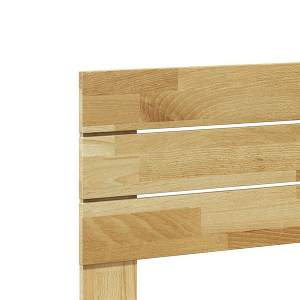 Kopfteil 135 cm Eiche Massivholz