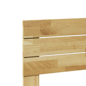 Kopfteil 140 cm Eiche Massivholz