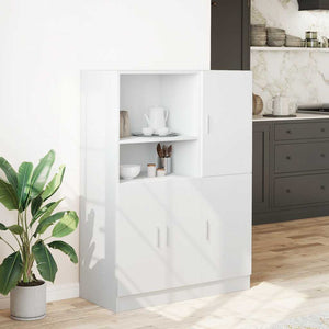 2-tlg Küchenschrank Set Weiß