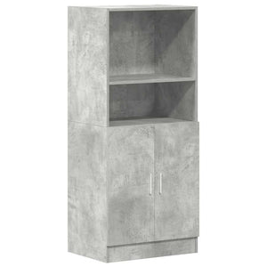 2-tlg. Küchenschrank-Set Betongrau