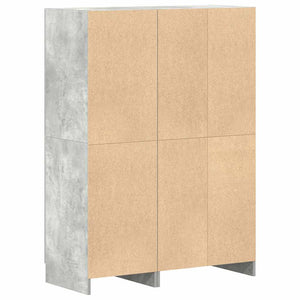 2-tlg. Küchenschrank-Set Betongrau