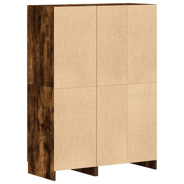 Küchenschrank Set 2-teilig Räuchereiche