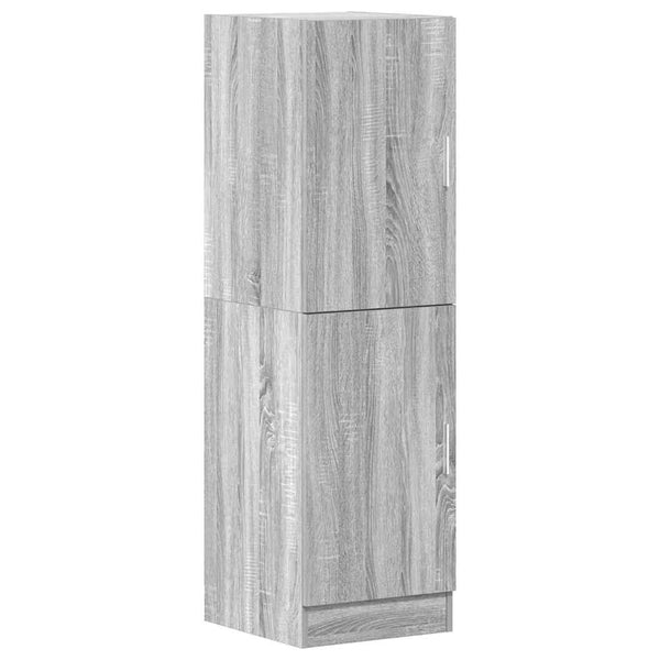 2-tlg Küchenschrank Set Grau Sonoma