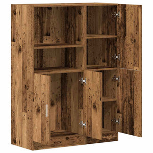 2-tlg. Küchenschrank-Set Altholz-Optik