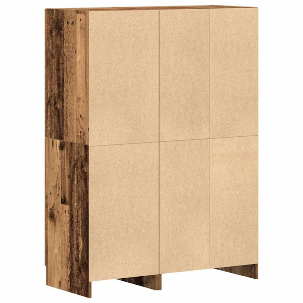 2-tlg. Küchenschrank-Set Altholz-Optik