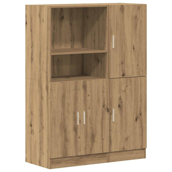 2-tlg Küchenschrank Set Artisan-Eiche