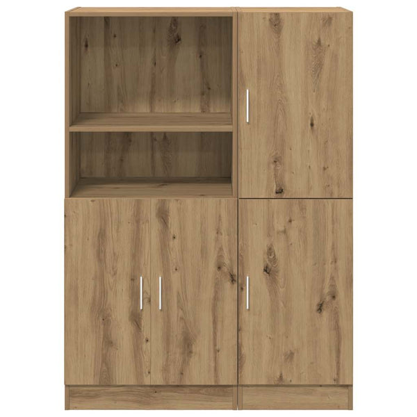 2-tlg Küchenschrank Set Artisan-Eiche
