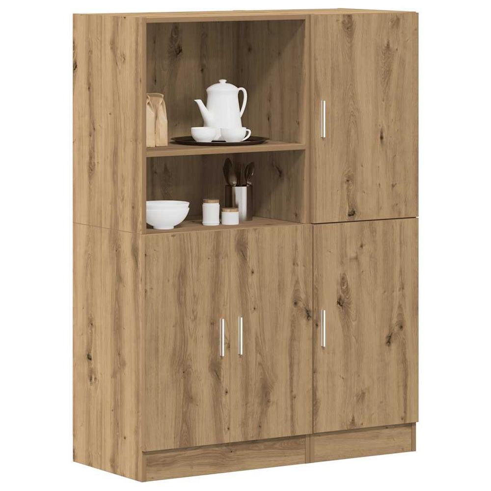 2-tlg Küchenschrank Set Artisan-Eiche