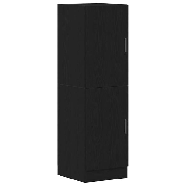 3-tlg Küchenschrank Set Schwarz
