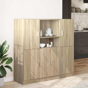 3-tlg Küchenschrank Set Sonoma Eiche