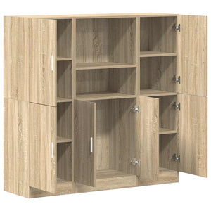 3-tlg Küchenschrank Set Sonoma Eiche