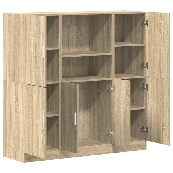 3-tlg Küchenschrank Set Sonoma Eiche