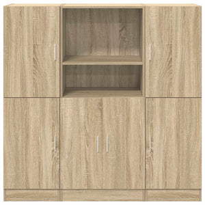3-tlg Küchenschrank Set Sonoma Eiche