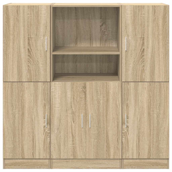 3-tlg Küchenschrank Set Sonoma Eiche