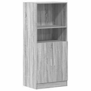 3-tlg Küchenschrank Set Grau Sonoma