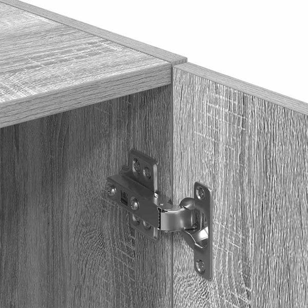 3-tlg Küchenschrank Set Grau Sonoma