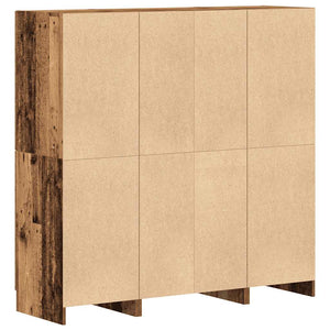3-tlg Küchenschrank Set Altholz-Optik