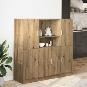 3-tlg Küchenschrank-Set Artisan Eiche