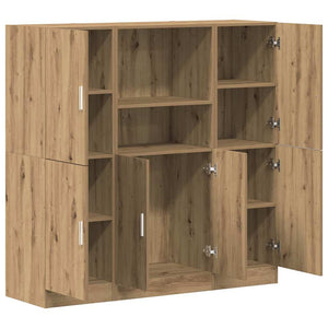 3-tlg Küchenschrank-Set Artisan Eiche