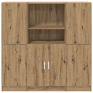 3-tlg Küchenschrank-Set Artisan Eiche