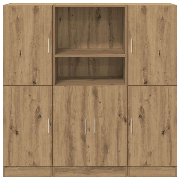 3-tlg Küchenschrank-Set Artisan Eiche