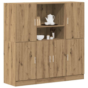 3-tlg Küchenschrank-Set Artisan Eiche