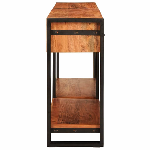 Konsolentische 2er Set Akazie Massivholz Braun