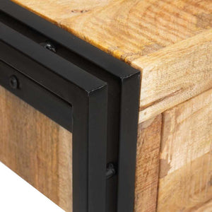 Konsolentische 2er Set Braun Massivholz Mango