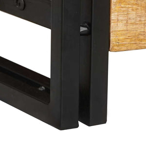 Konsolentische 2er Set Braun Massivholz Mango