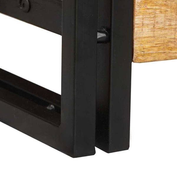 Konsolentische 2er Set Braun Massivholz Mango