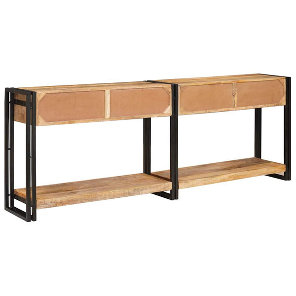 Konsolentische 2er Set Braun Massivholz Mango