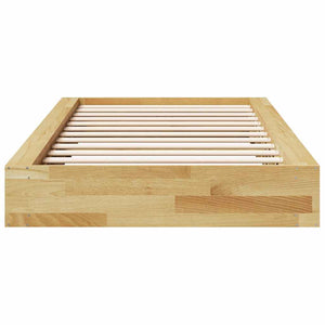 Massivholzbett Eiche 90x200 cm